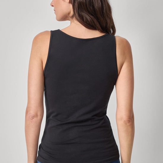 Scoop Tank in color Black Image A2