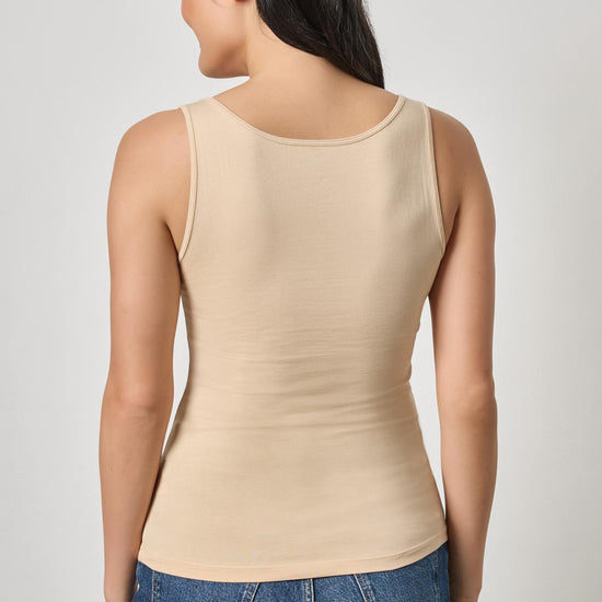 Scoop Tank in color Nude Image A2