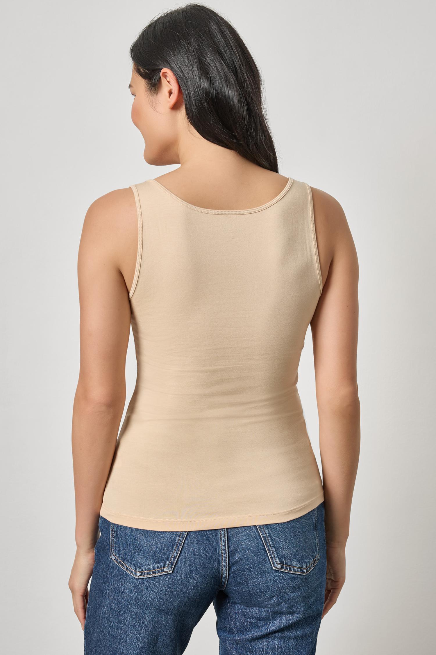 Scoop Tank in color Nude Image A2