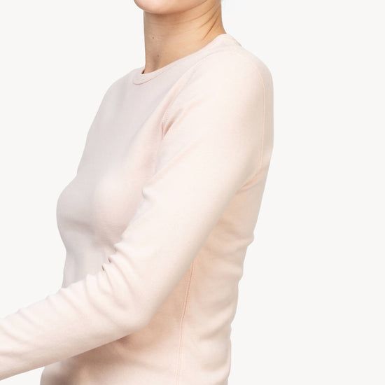 Long Sleeve Crew in color Peony Image A5