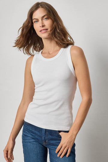 Jewel Tank in color White Image A1