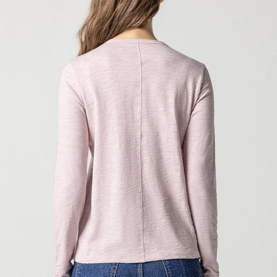 Long Sleeve Crewneck in color Iced Lilac Image A2