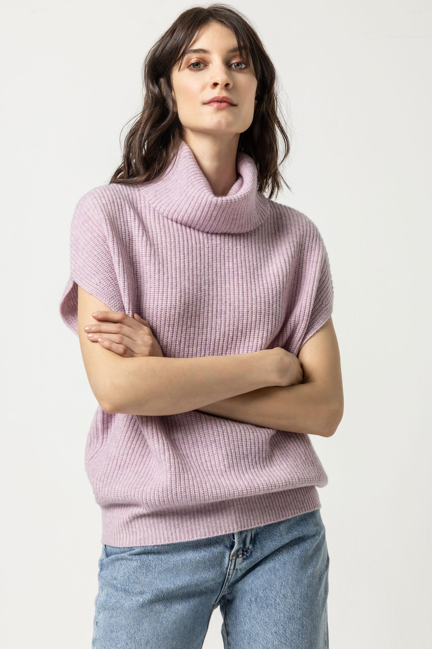 Ribbed Turtleneck Sweater