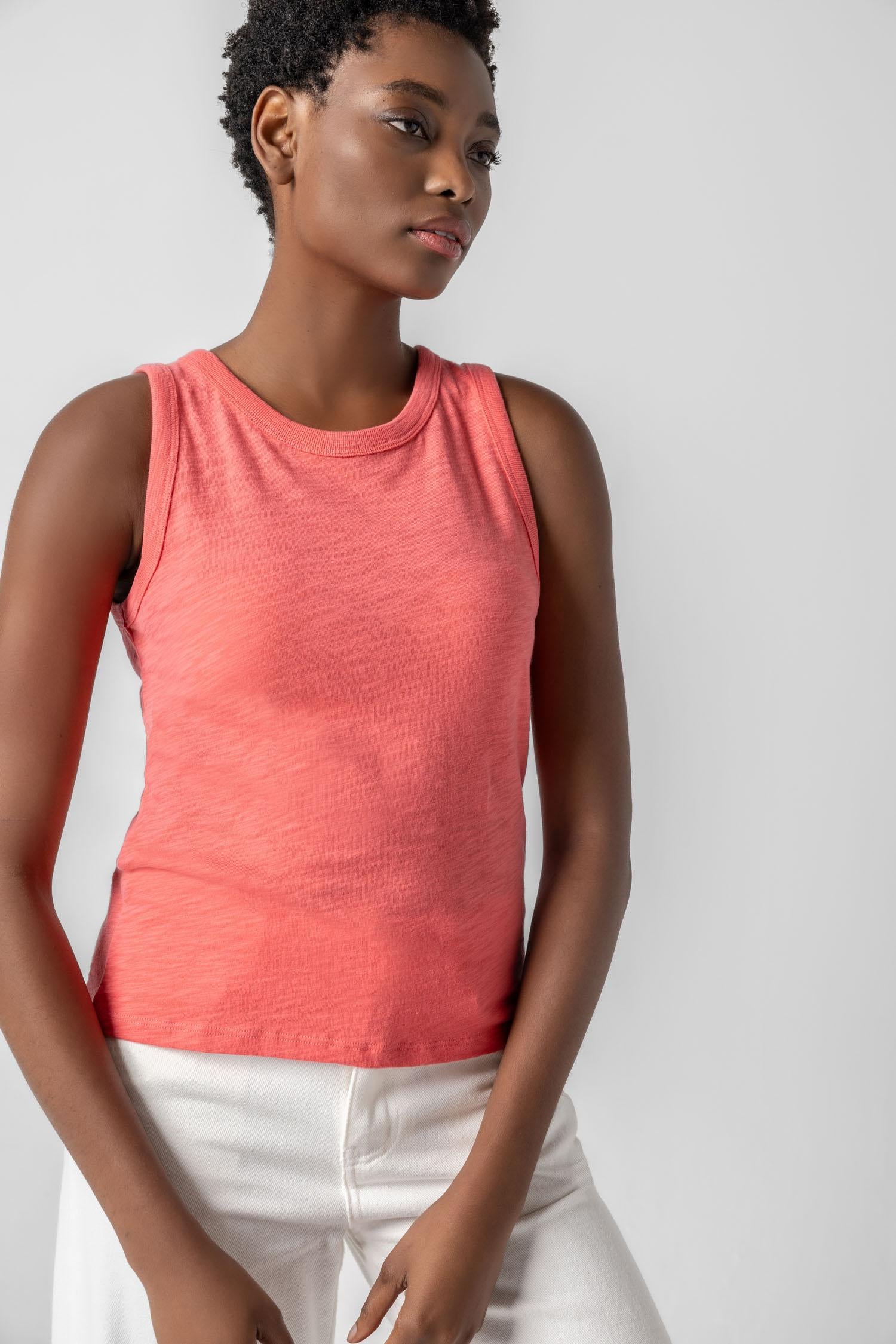 Back Seam Tank in color Reef Image A1