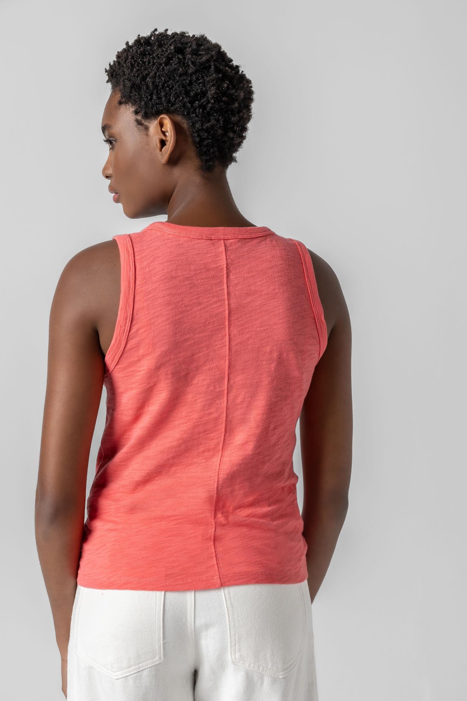 Back Seam Tank in color Reef Image A2