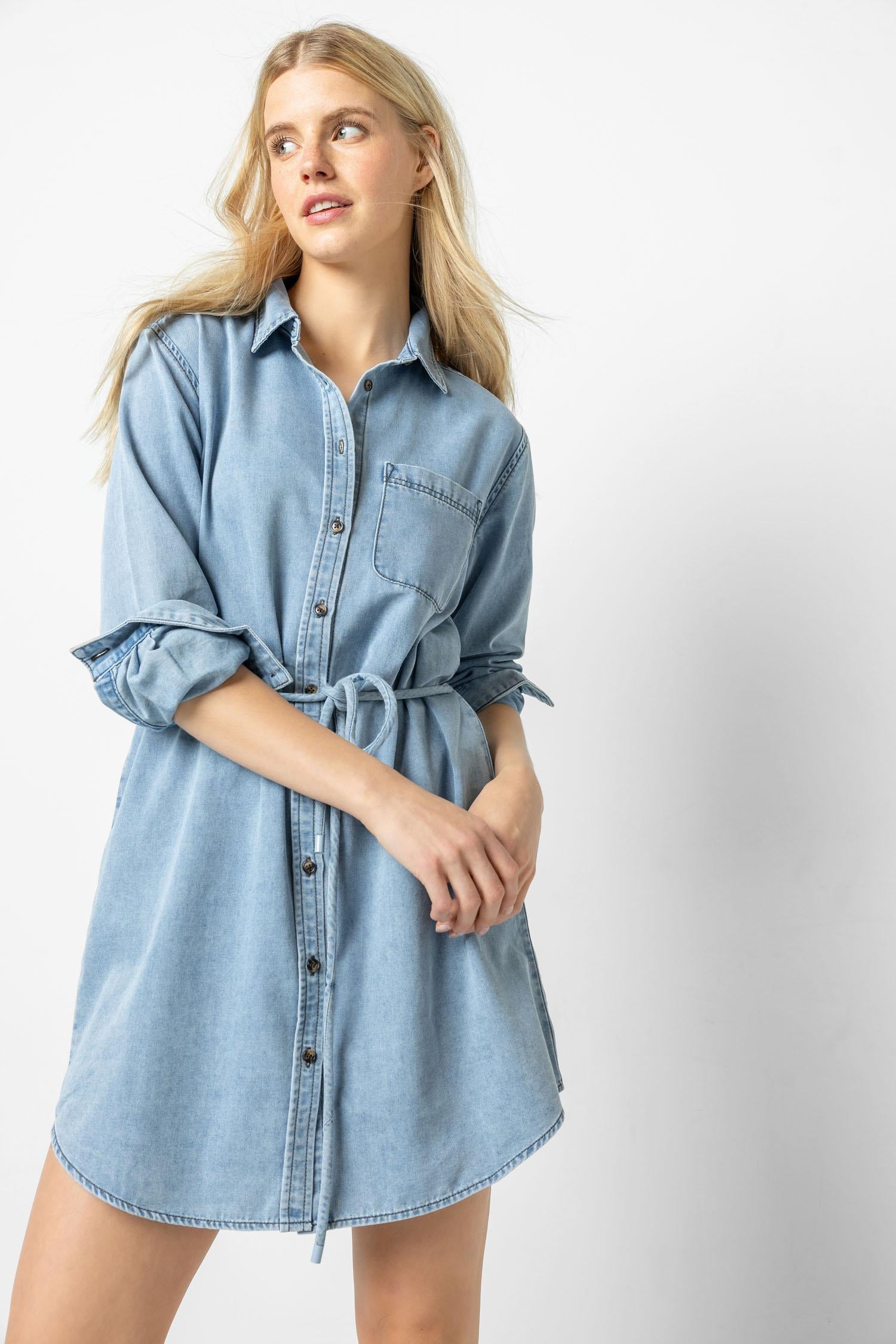 Popular Lightwash Denim Shirt