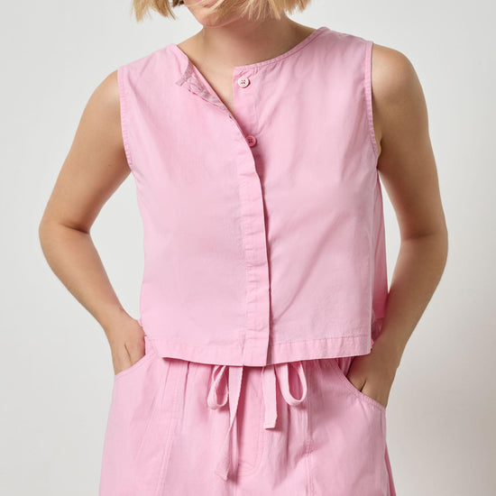 Hidden Placket Top Womens Top Taffy A1