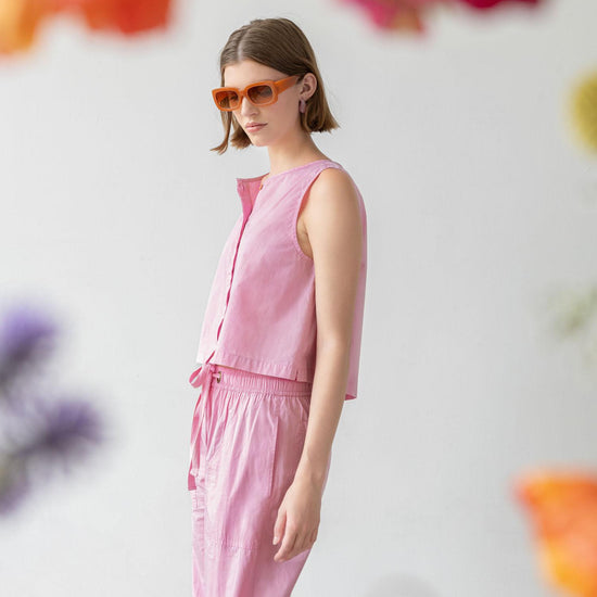 Hidden Placket Top Womens Top Taffy C2