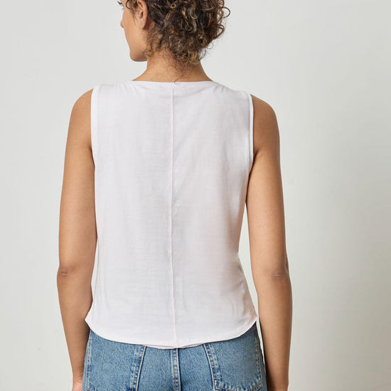 Curved Seam Tank Womens Top Lily A2