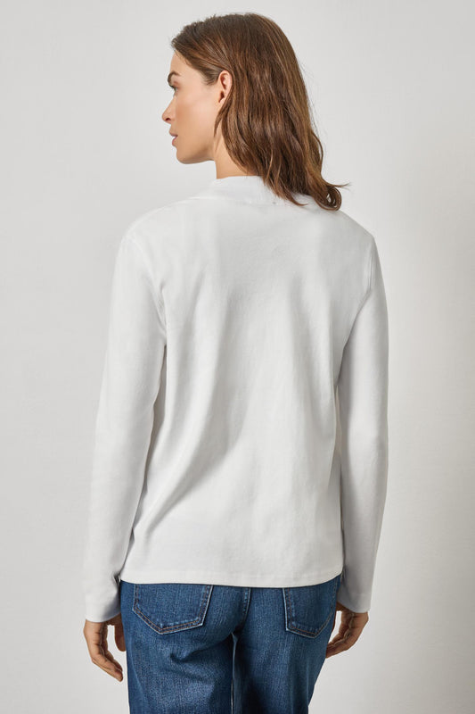 Classic Cardigan in color White Image A2