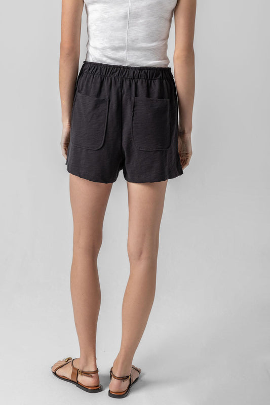 Faux Fly Short in color Black Image A2