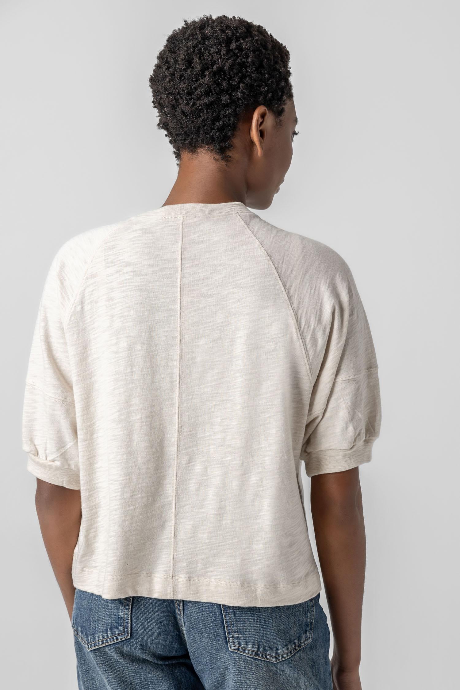 Raglan Sweatshirt Tee Womens Top Canvas A2