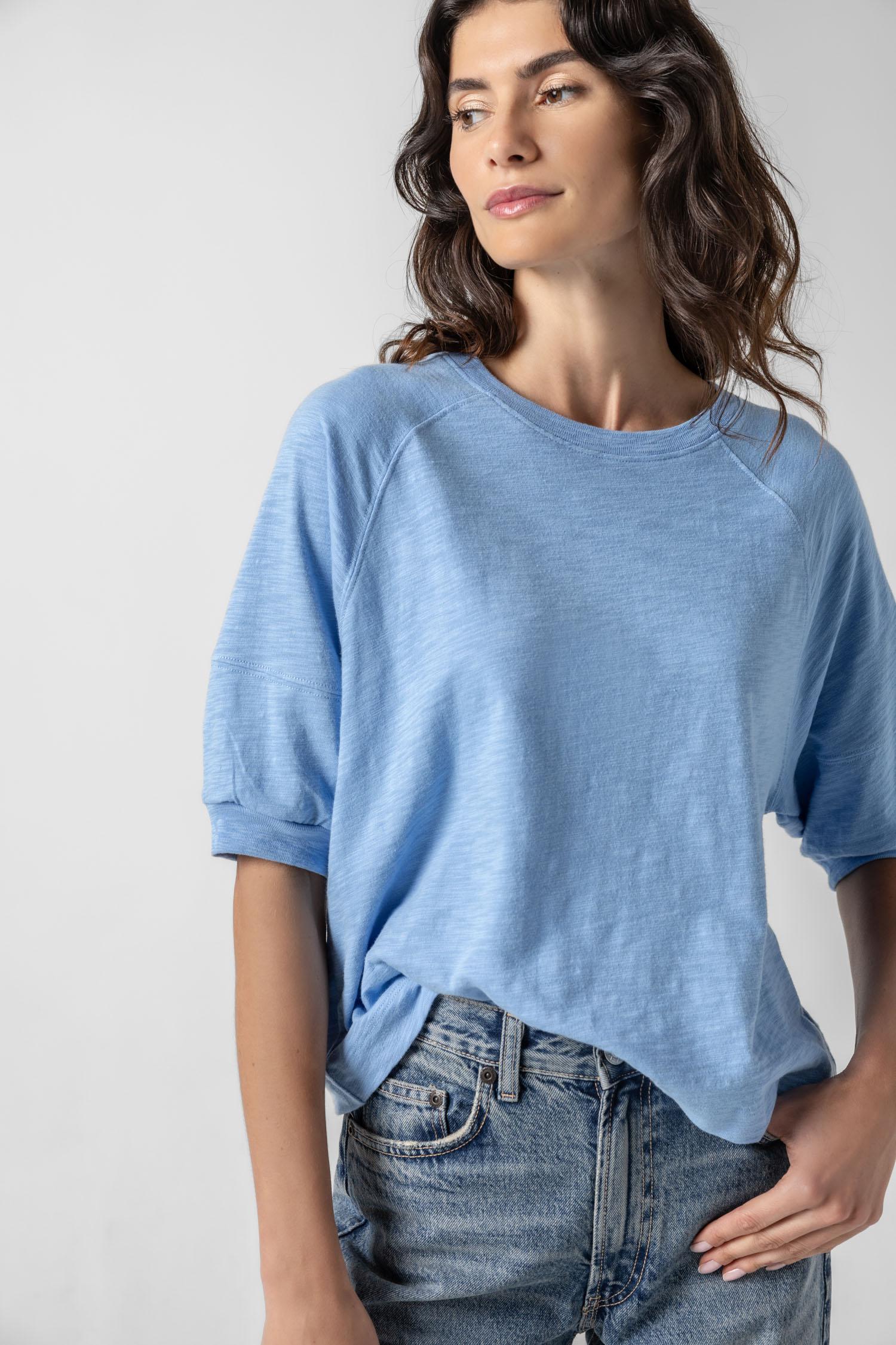 Raglan Sweatshirt Tee Womens Top Malibu A1