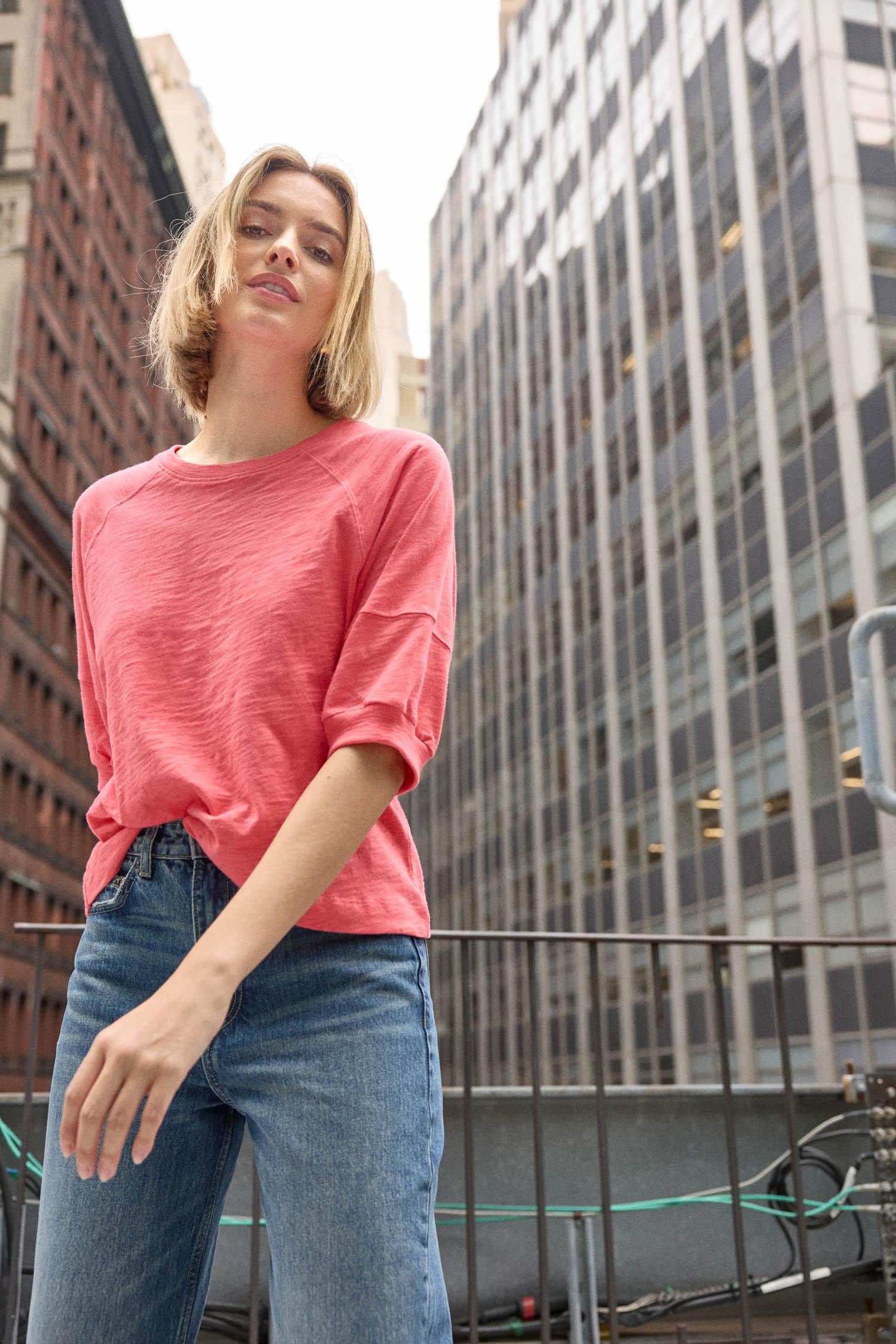 Raglan Sweatshirt Tee Womens Top Reef C2