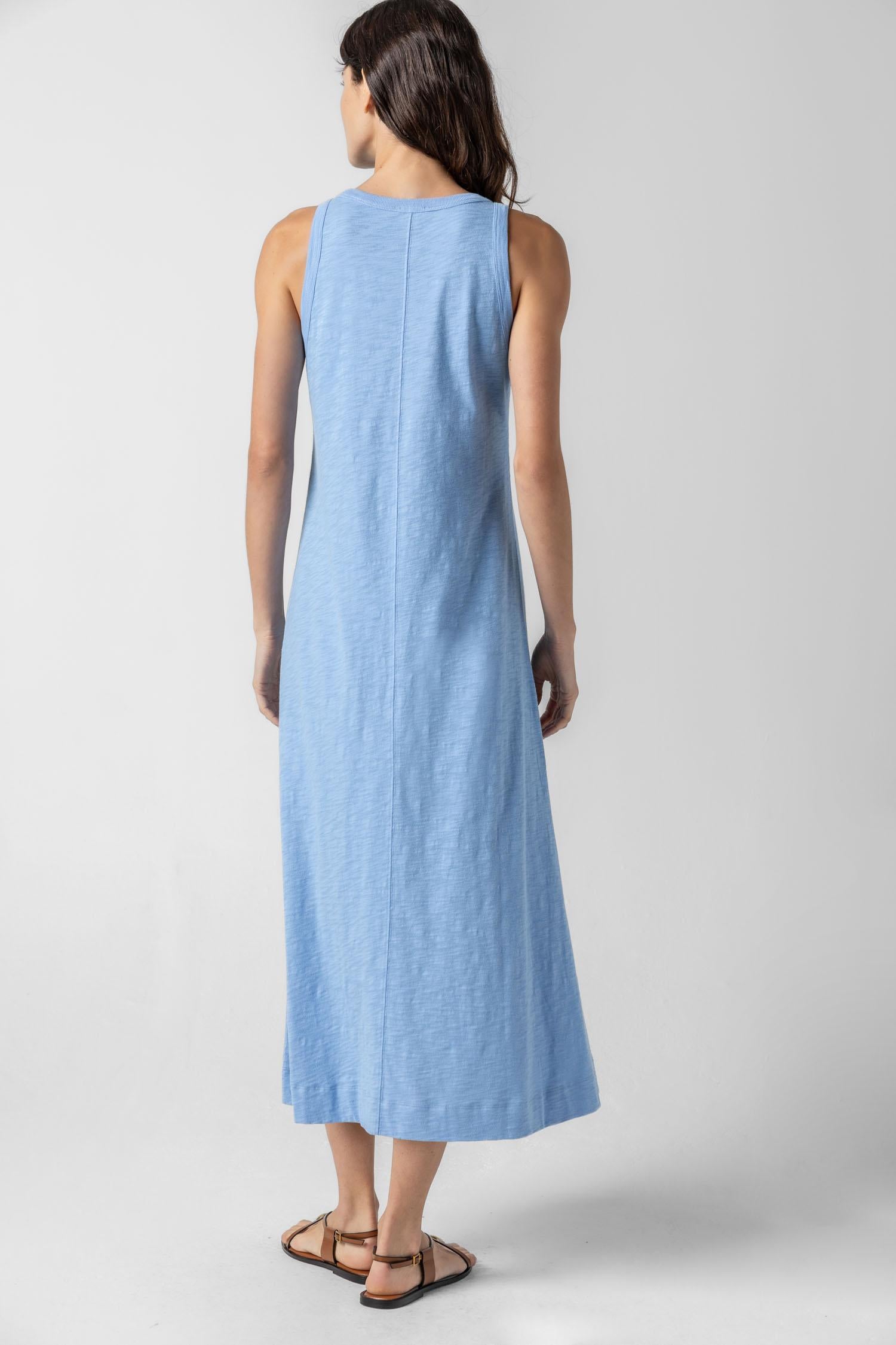 Jewel Neck Tank Dress Womens Dress Malibu A2