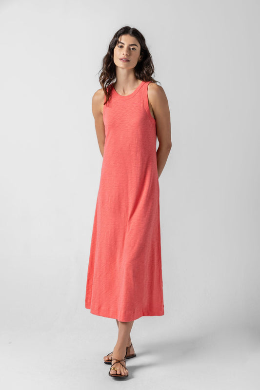 Jewel Neck Tank Dress Womens Dress Reef A1