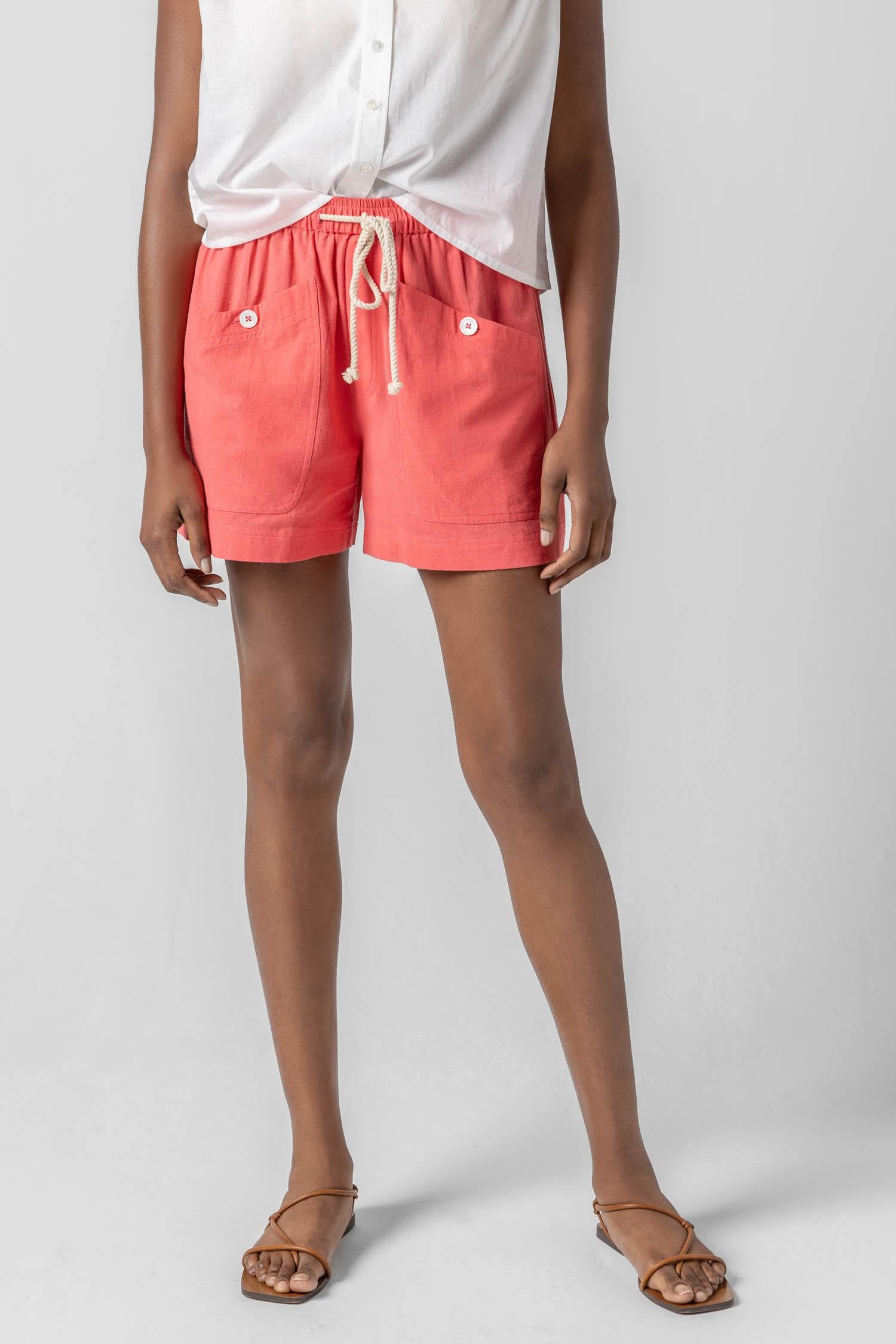 Patch Pocket Shorts Womens Short Reef A1
