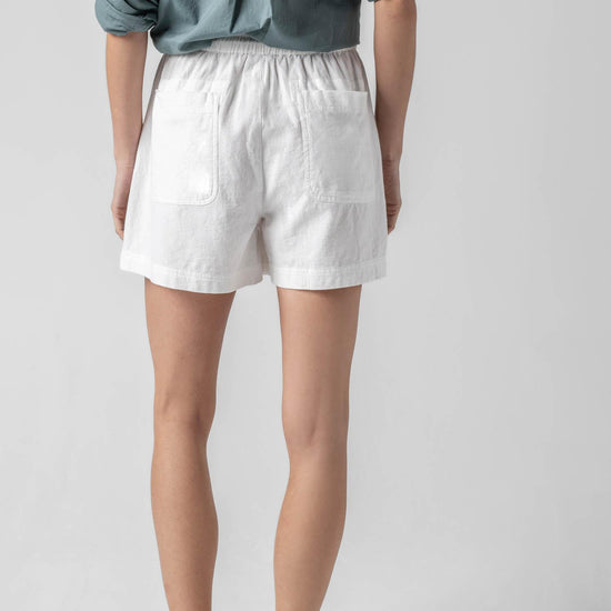 Patch Pocket Shorts Womens Short White A2