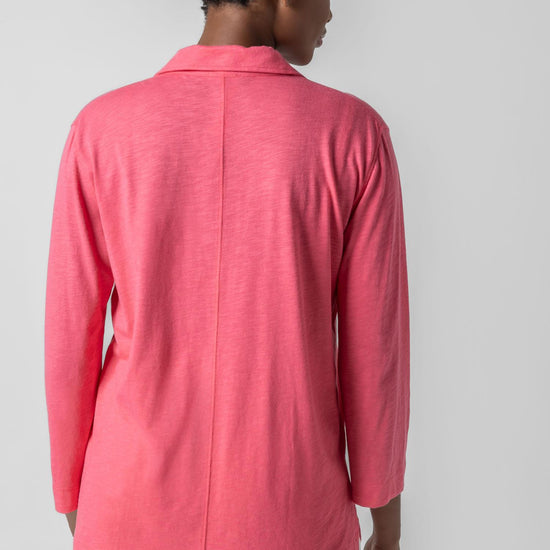 3/4 Sleeve Split Neck Tunic Womens Top Punch A2