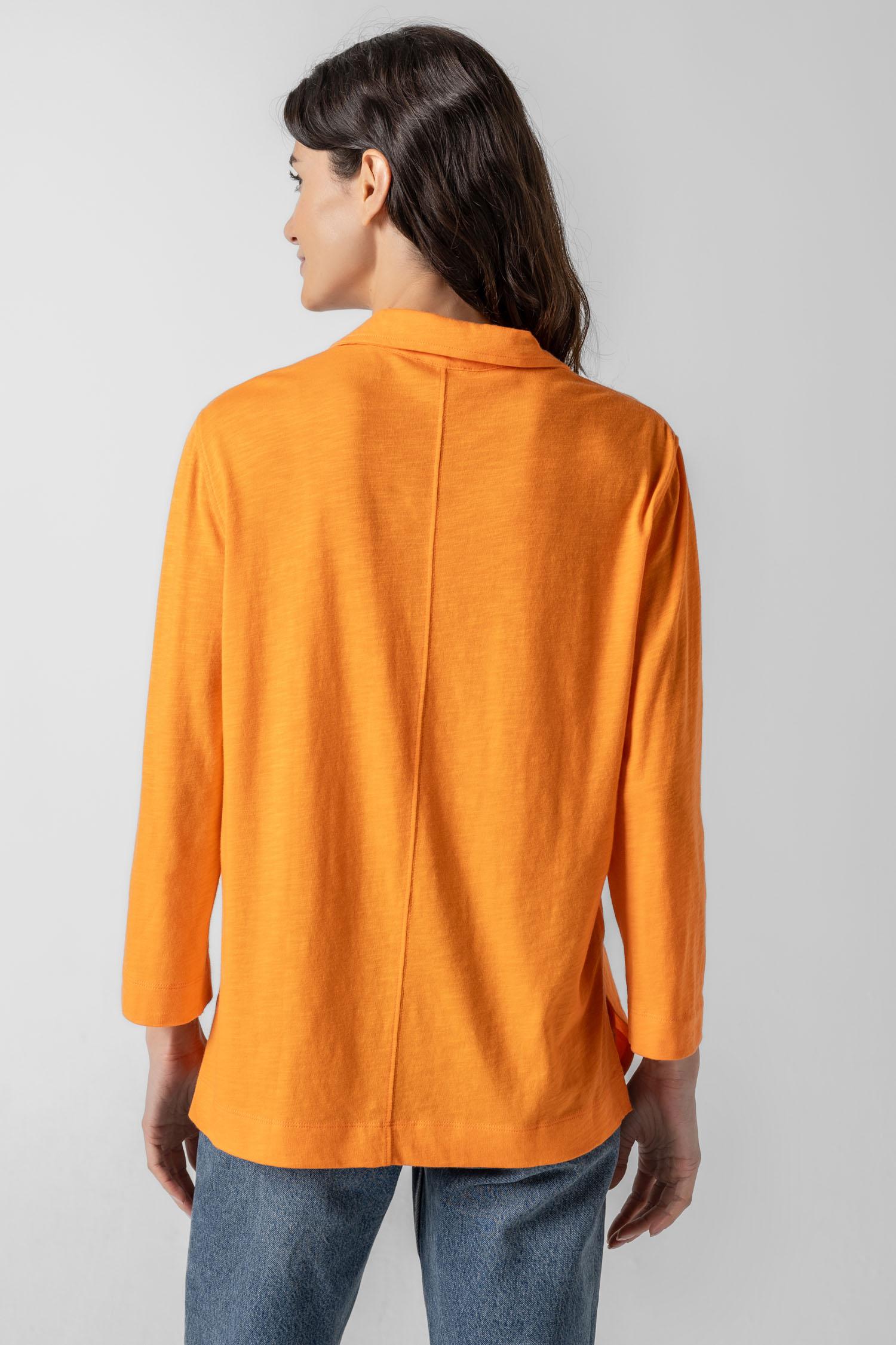 3/4 Sleeve Split Neck Tunic Womens Top Sunkist A2