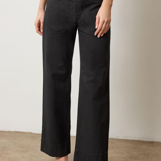 Slant Pocket Twill Pant in color Black Image A1