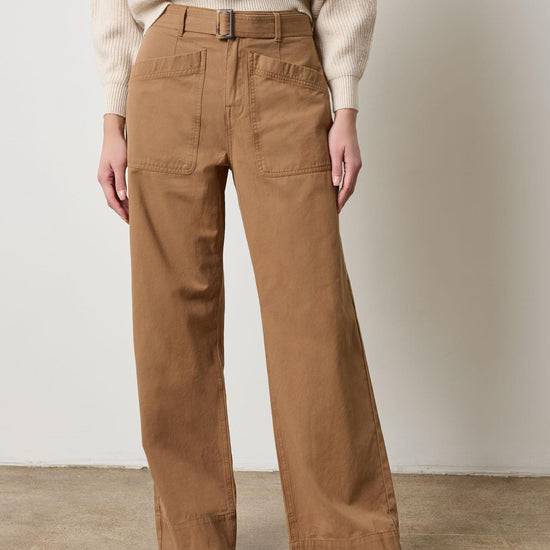 Slant Pocket Twill Pant in color Pecan Image A1