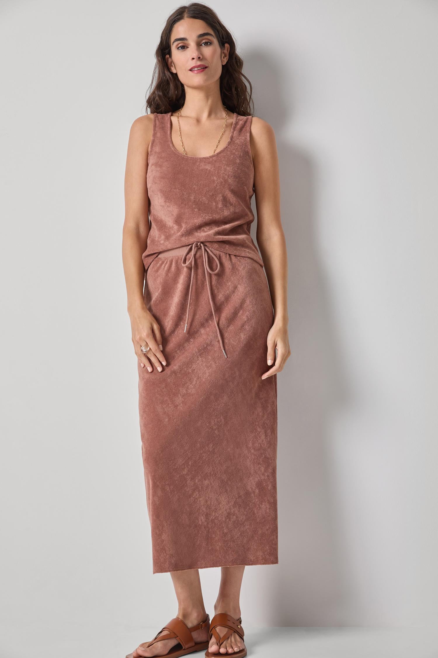 ladies skirt dress Terry Bias crinkled fabric that drapes Color:Green(Pre-Sale 15days) Christmas Outfits Warehouse Party edgy black dress