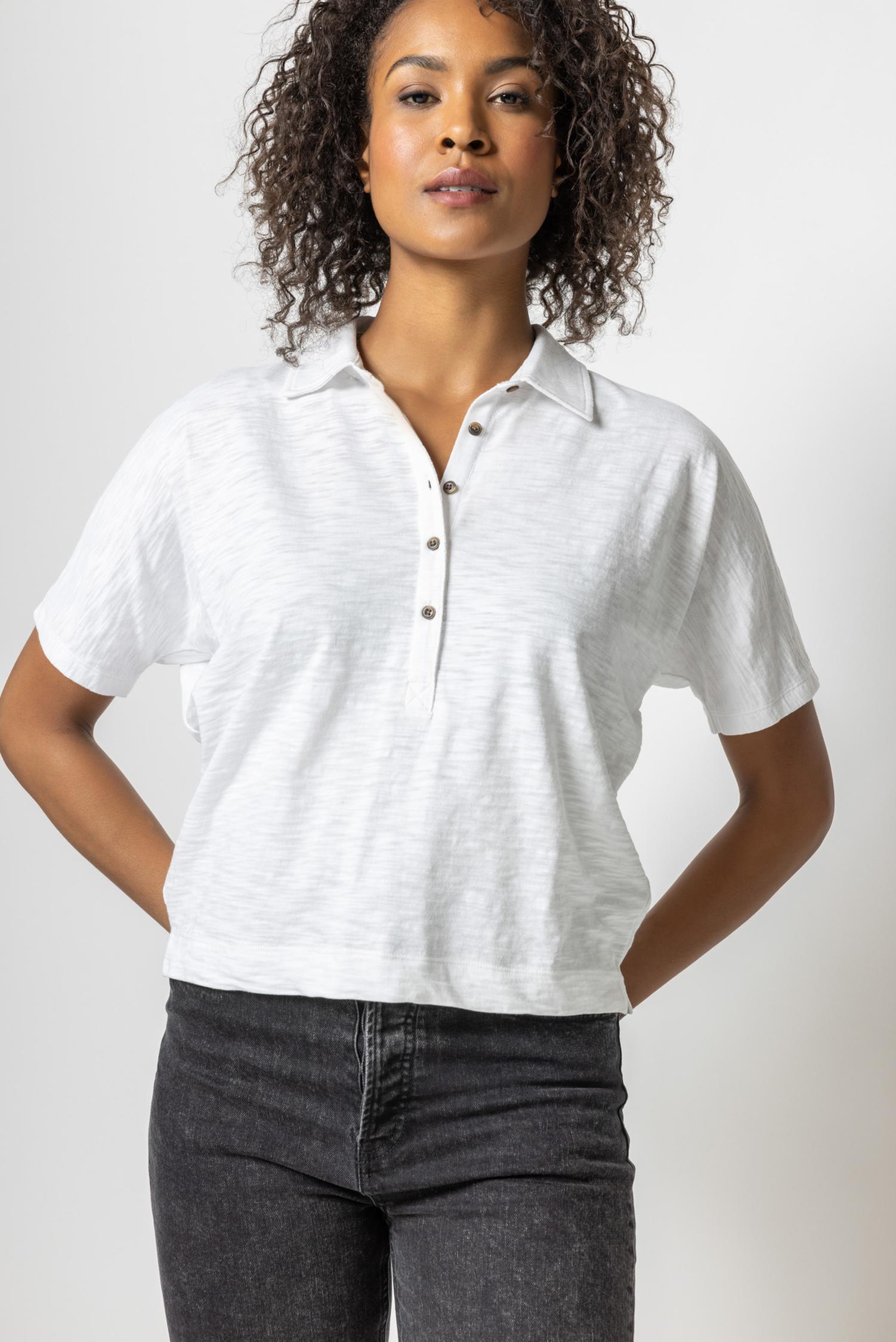 Short Sleeve Dolman Polo