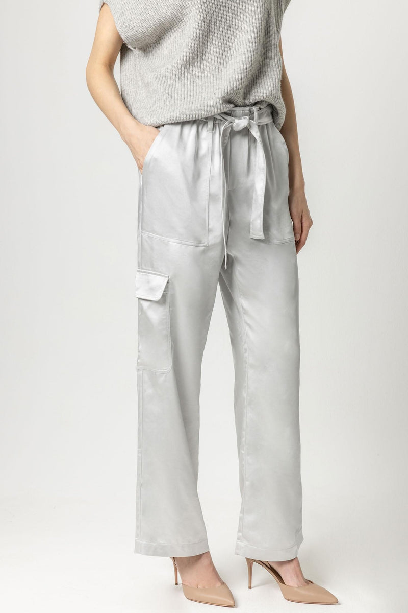 Satin Cargo Pant