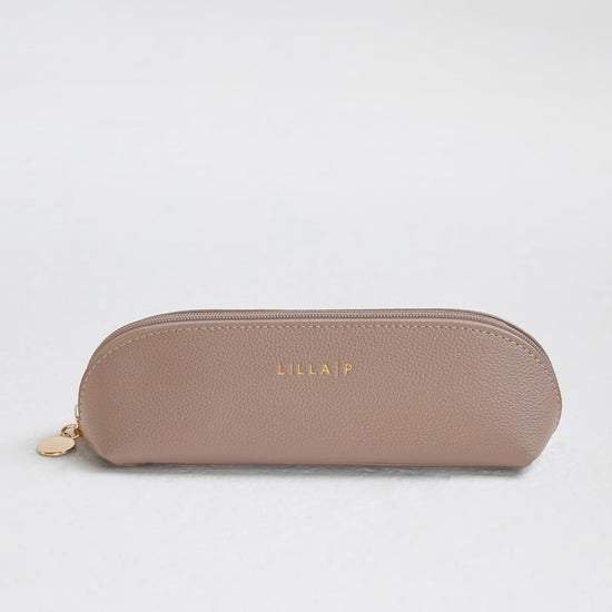 Make Up Bag in color Taupe Image A1