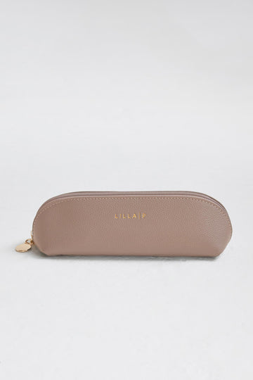 Make Up Bag in color Taupe Image A1