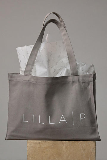 Lilla P Tote Bag in color Taupe Image OS