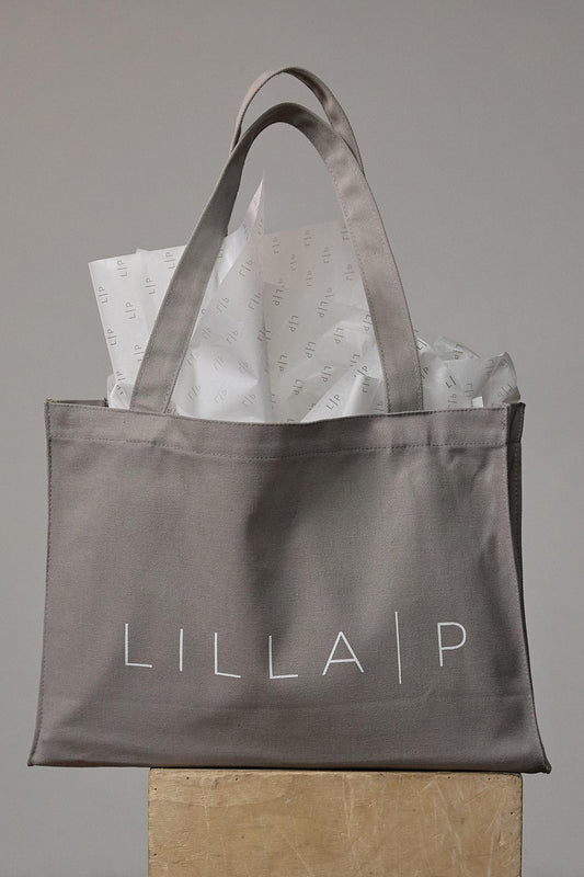 Lilla P Tote Bag in color Taupe Image OS