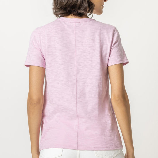 Short Sleeve Back Seam Tee Womens Top Taffy A2