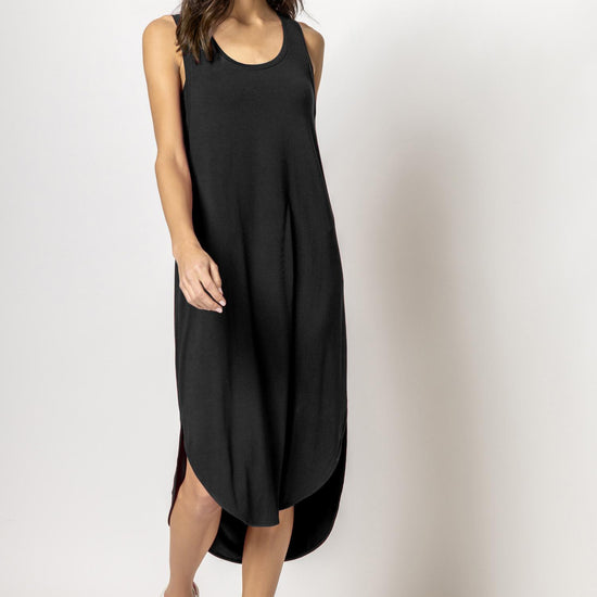 Easy Tank Dress Womens Dress Black A1