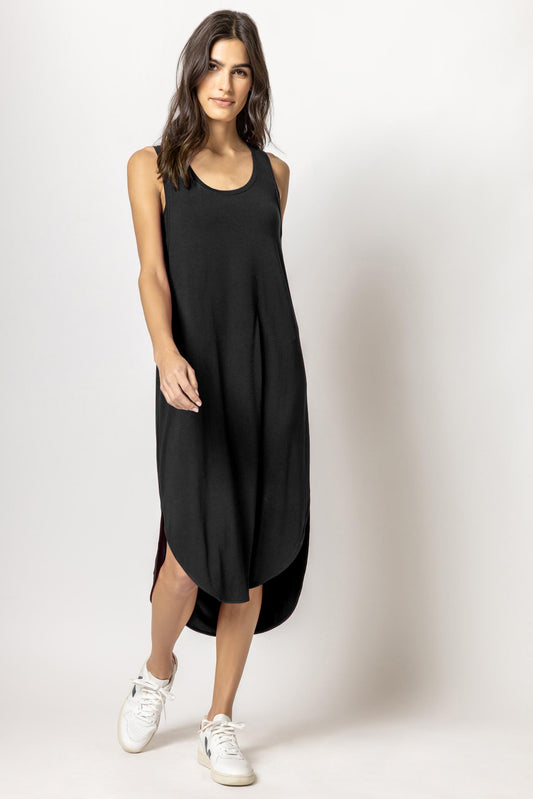 Easy Tank Dress Womens Dress Black A1