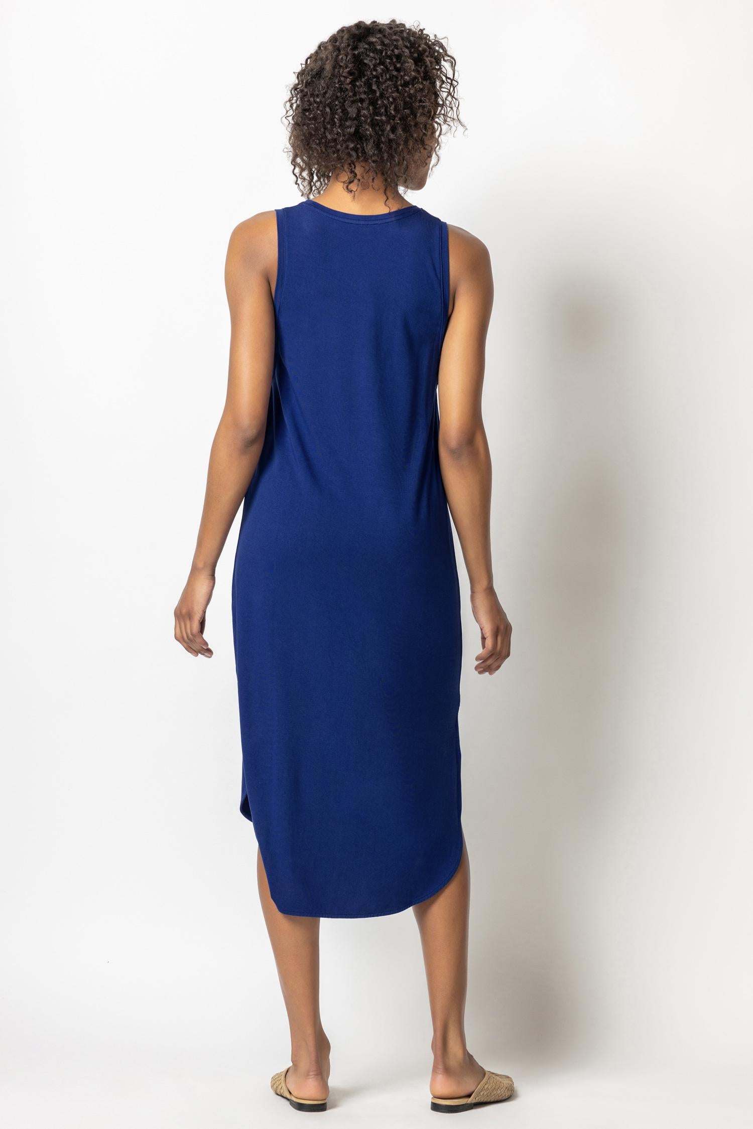 Easy Tank Dress Womens Dress Cobalt A2