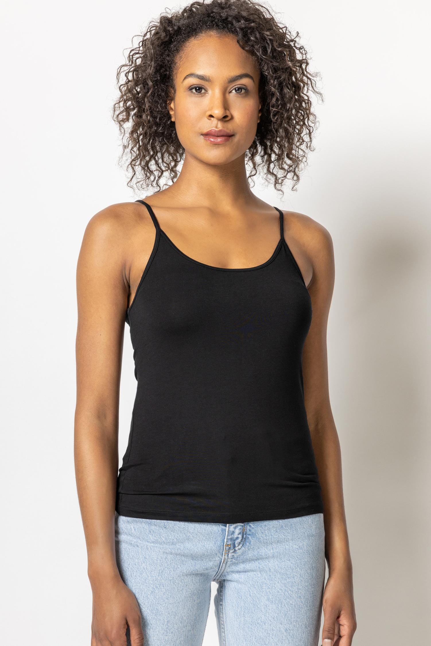 Camisole Womens Top Black A1