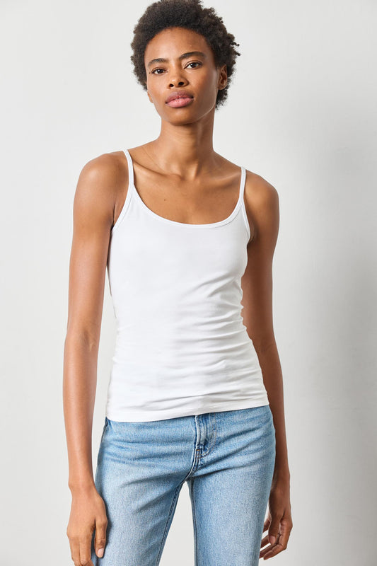 Camisole in color White Image A1