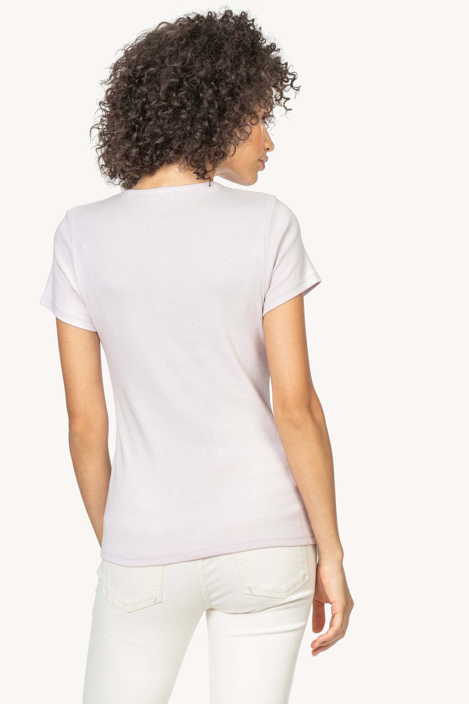 Short Sleeve Crew Womens Top Freesia A2