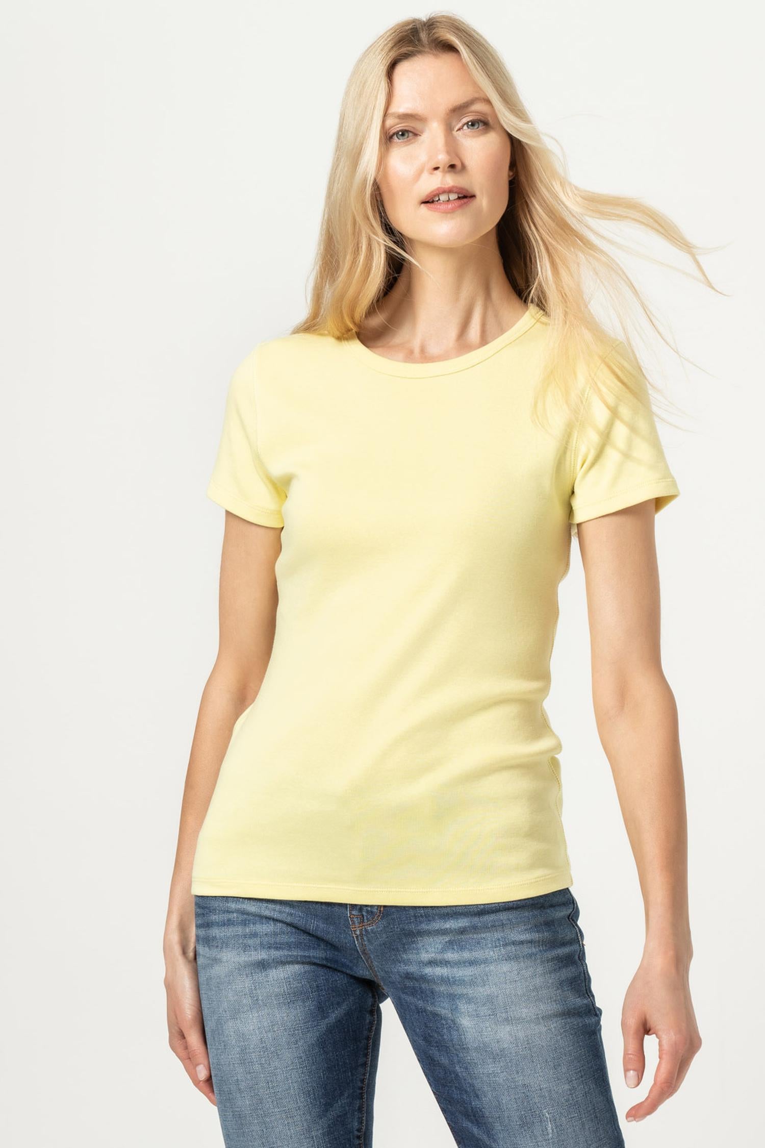 Short Sleeve Crew Womens Top Limelight A1