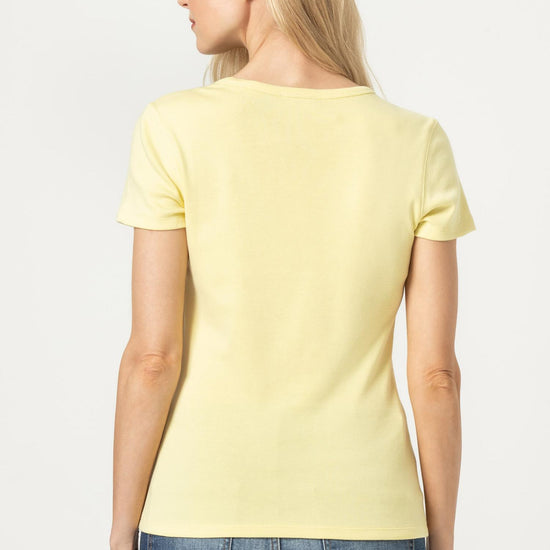Short Sleeve Crew in color Limelight Image A2