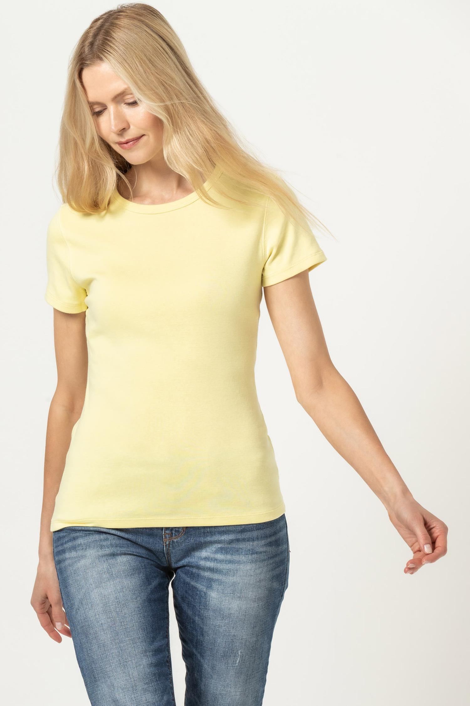 Short Sleeve Crew Womens Top Limelight A3