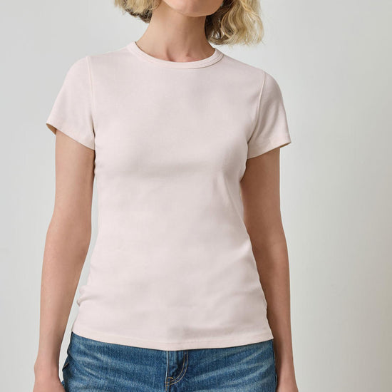 Short Sleeve Crew Womens Top Petal A1
