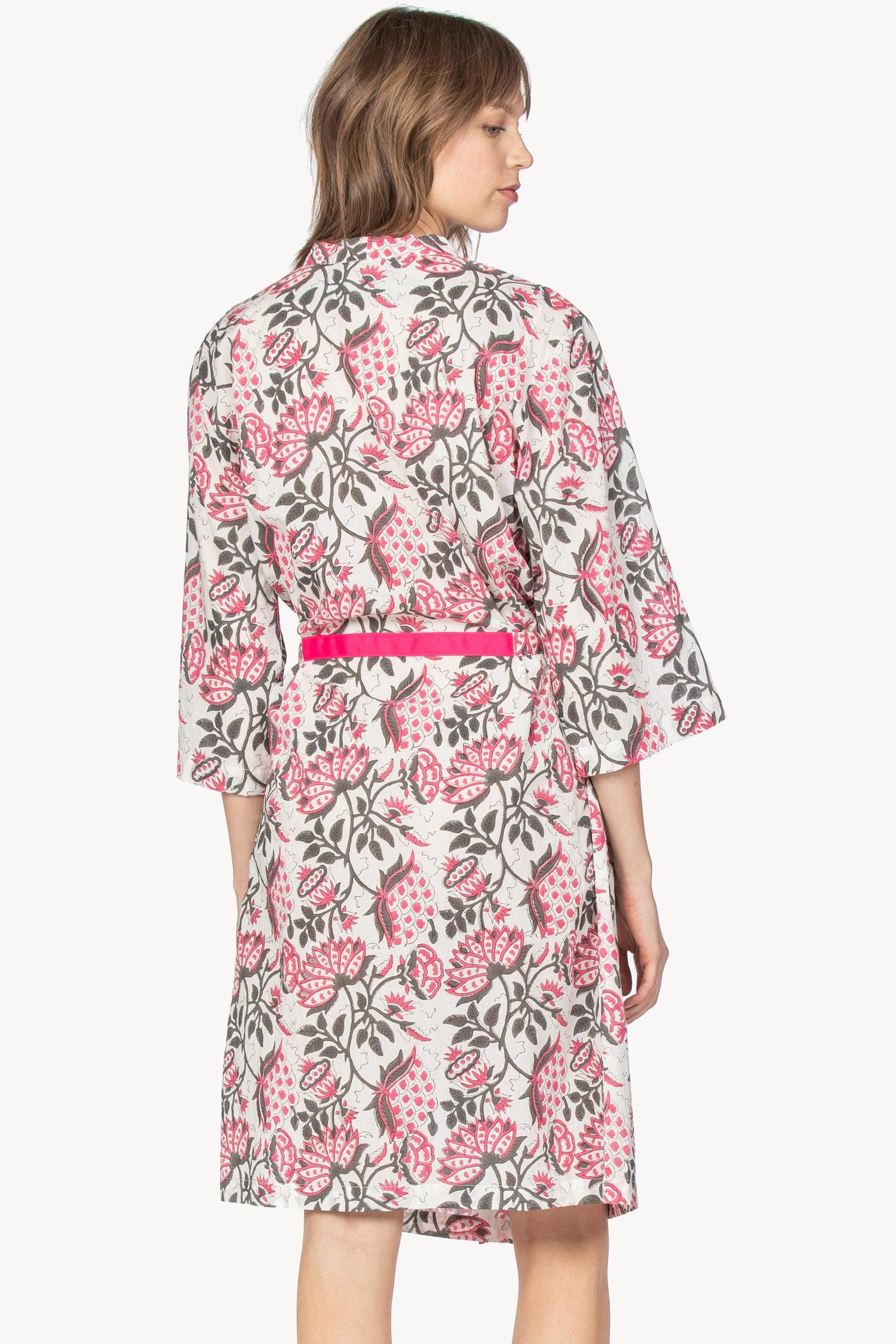 Robe Womens Robe Raspberry Print A2