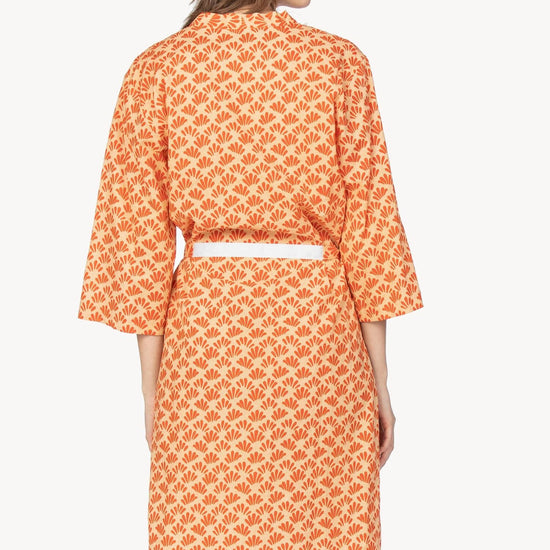 Robe Womens Robe Tangerine Print A2