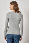 Long Sleeve Crew Womens Top Heather Grey A2