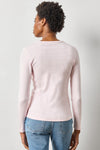 Long Sleeve Crew in color Petal Image A2