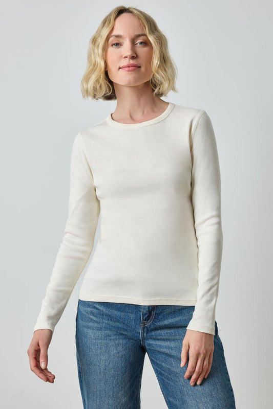 Long Sleeve Crew in color Rope Image A1