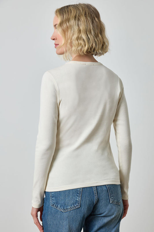 Long Sleeve Crew in color Rope Image A2